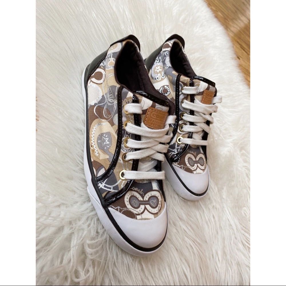 COACH • Barrett Poppy Sneakers / Khaki Black